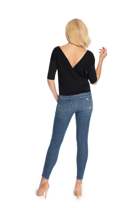 Bluzka Model 0171 Black - PeeKaBoo PeeKaBoo Bluzka Model 0171 Black - PeeKaBoo PeeKaBoo