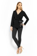 Bluzka Model 1626 Black - PeeKaBoo PeeKaBoo Bluzka Model 1626 Black - PeeKaBoo PeeKaBoo