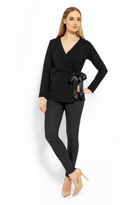 Bluzka Model 1626 Black - PeeKaBoo PeeKaBoo Bluzka Model 1626 Black - PeeKaBoo PeeKaBoo