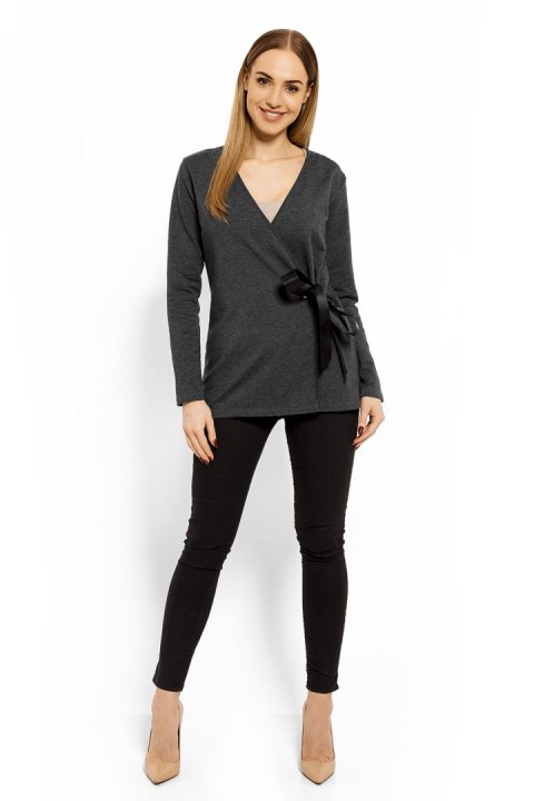 Bluzka Model 1626 Grafit - PeeKaBoo PeeKaBoo Bluzka Model 1626 Grafit - PeeKaBoo PeeKaBoo