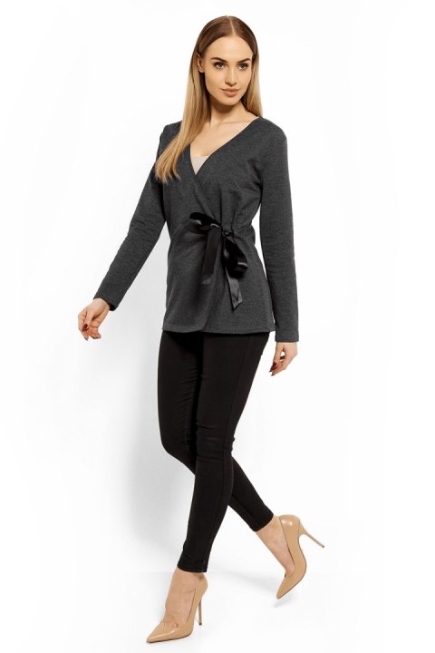 Bluzka Model 1626 Grafit - PeeKaBoo PeeKaBoo Bluzka Model 1626 Grafit - PeeKaBoo PeeKaBoo