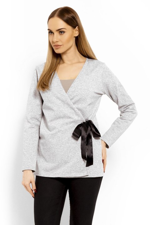 Bluzka Model 1626 Light Grey - PeeKaBoo PeeKaBoo Bluzka Model 1626 Light Grey - PeeKaBoo PeeKaBoo
