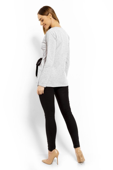 Bluzka Model 1626 Light Grey - PeeKaBoo PeeKaBoo Bluzka Model 1626 Light Grey - PeeKaBoo PeeKaBoo