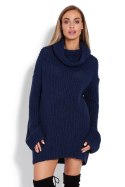 Golf Damski Model 70012 Petrol Navy - PeeKaBoo PeeKaBoo Golf Damski Model 70012 Petrol Navy - PeeKaBoo PeeKaBoo