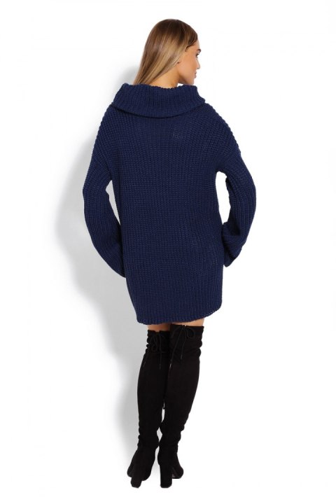 Golf Damski Model 70012 Petrol Navy - PeeKaBoo PeeKaBoo Golf Damski Model 70012 Petrol Navy - PeeKaBoo PeeKaBoo