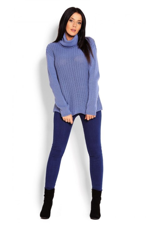 Golf Damski Model 70014 Blue - PeeKaBoo PeeKaBoo Golf Damski Model 70014 Blue - PeeKaBoo PeeKaBoo