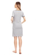 Koszulka nocna Koszula Nocna Ciążowa Model 0138 Grey - PeeKaBoo PeeKaBoo Koszulka nocna Koszula Nocna Ciążowa Model 0138 Grey - PeeKaBoo PeeKaBoo