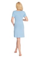 Koszulka nocna Koszula Nocna Ciążowa Model 0180 Błękit - PeeKaBoo PeeKaBoo Koszulka nocna Koszula Nocna Ciążowa Model 0180 Błękit - PeeKaBoo PeeKaBoo