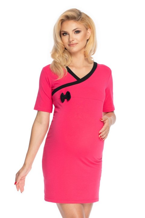 Koszulka nocna Koszula Nocna Ciążowa Model 1710 Fuksja - PeeKaBoo PeeKaBoo Koszulka nocna Koszula Nocna Ciążowa Model 1710 Fuksja - PeeKaBoo PeeKaBoo