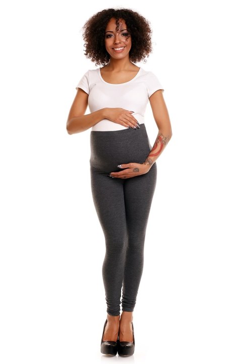 Legginsy Ciążowe Model 1469B Grafit - PeeKaBoo PeeKaBoo Legginsy Ciążowe Model 1469B Grafit - PeeKaBoo PeeKaBoo