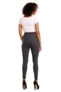 Legginsy Ciążowe Model 1469B Grafit - PeeKaBoo PeeKaBoo Legginsy Ciążowe Model 1469B Grafit - PeeKaBoo PeeKaBoo