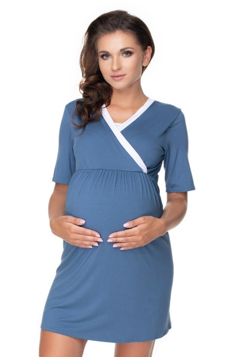 Piżama Komplet Model 0149 Blue - PeeKaBoo PeeKaBoo Piżama Komplet Model 0149 Blue - PeeKaBoo PeeKaBoo