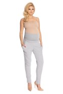Spodnie Ciążowe Model 0175 Grey - PeeKaBoo PeeKaBoo Spodnie Ciążowe Model 0175 Grey - PeeKaBoo PeeKaBoo