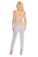 Spodnie Ciążowe Model 0175 Grey - PeeKaBoo PeeKaBoo Spodnie Ciążowe Model 0175 Grey - PeeKaBoo PeeKaBoo