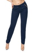 Spodnie Damskie Model 0101 Navy - PeeKaBoo PeeKaBoo Spodnie Damskie Model 0101 Navy - PeeKaBoo PeeKaBoo