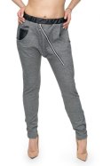 Spodnie Damskie Model 0103 Dark Grey - PeeKaBoo PeeKaBoo Spodnie Damskie Model 0103 Dark Grey - PeeKaBoo PeeKaBoo