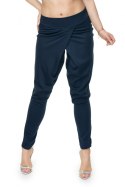 Spodnie Damskie Model 0106 Navy - PeeKaBoo PeeKaBoo Spodnie Damskie Model 0106 Navy - PeeKaBoo PeeKaBoo