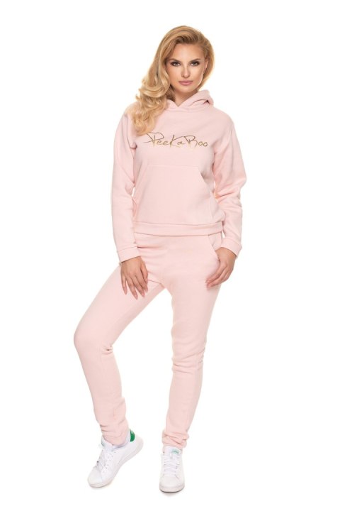 Spodnie Dres Damski Model 0196 Powder Pink - PeeKaBoo PeeKaBoo Spodnie Dres Damski Model 0196 Powder Pink - PeeKaBoo PeeKaBoo