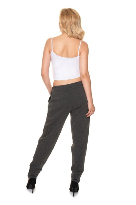 Spodnie Dresowe Model 0195 Grafit - PeeKaBoo PeeKaBoo Spodnie Dresowe Model 0195 Grafit - PeeKaBoo PeeKaBoo