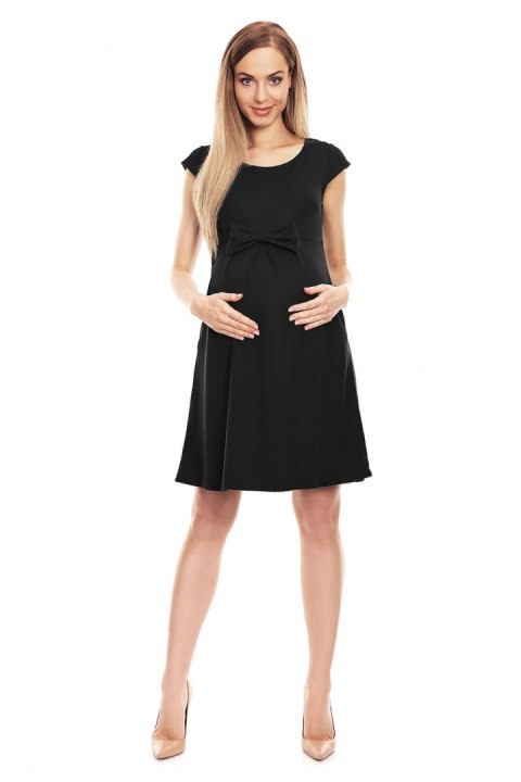 Sukienka Ciążowa Model 0129 Black - PeeKaBoo PeeKaBoo Sukienka Ciążowa Model 0129 Black - PeeKaBoo PeeKaBoo