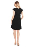 Sukienka Ciążowa Model 0129 Black - PeeKaBoo PeeKaBoo Sukienka Ciążowa Model 0129 Black - PeeKaBoo PeeKaBoo