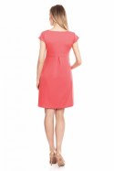Sukienka Ciążowa Model 0129 Coral - PeeKaBoo PeeKaBoo Sukienka Ciążowa Model 0129 Coral - PeeKaBoo PeeKaBoo