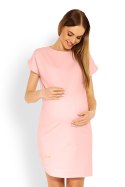 Sukienka Ciążowa Model 1629C Pink - PeeKaBoo PeeKaBoo Sukienka Ciążowa Model 1629C Pink - PeeKaBoo PeeKaBoo