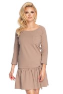 Sukienka Model 0172 Cappuccnio - PeeKaBoo PeeKaBoo Sukienka Model 0172 Cappuccnio - PeeKaBoo PeeKaBoo