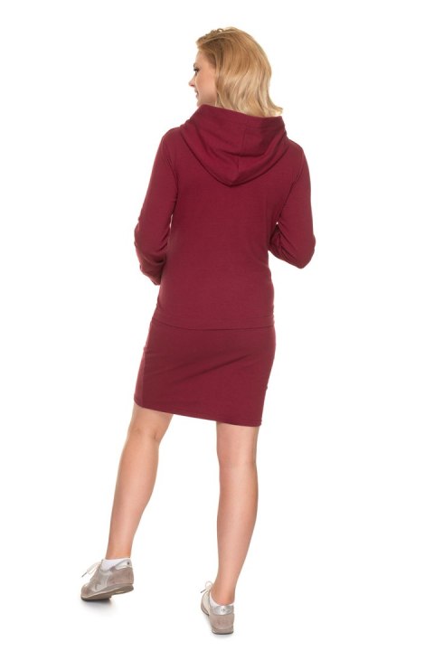 Sukienka Model 1713 Bordo - PeeKaBoo PeeKaBoo Sukienka Model 1713 Bordo - PeeKaBoo PeeKaBoo