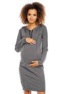 Sukienka model 1580 Graphit - PeeKaBoo PeeKaBoo Sukienka model 1580 Graphit - PeeKaBoo PeeKaBoo
