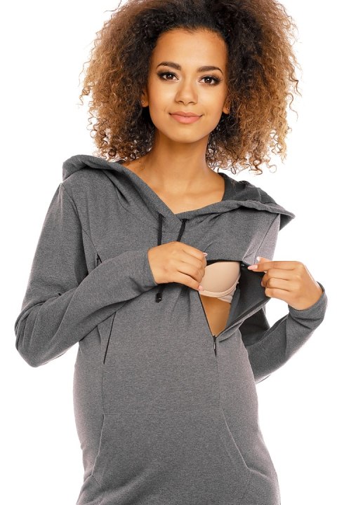 Sukienka model 1580 Graphit - PeeKaBoo PeeKaBoo Sukienka model 1580 Graphit - PeeKaBoo PeeKaBoo