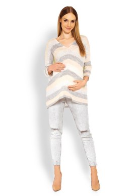 Sweter Ciążowy Model 30057C Yellow - PeeKaBoo PeeKaBoo