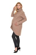 Sweter Ciążowy Model 30078 Cappuccino - PeeKaBoo PeeKaBoo Sweter Ciążowy Model 30078 Cappuccino - PeeKaBoo PeeKaBoo