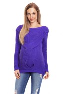 Sweter Ciążowy Model 40029 Violet - PeeKaBoo PeeKaBoo Sweter Ciążowy Model 40029 Violet - PeeKaBoo PeeKaBoo