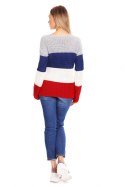 Sweter Ciążowy Model 70019 Jeans - PeeKaBoo PeeKaBoo Sweter Ciążowy Model 70019 Jeans - PeeKaBoo PeeKaBoo