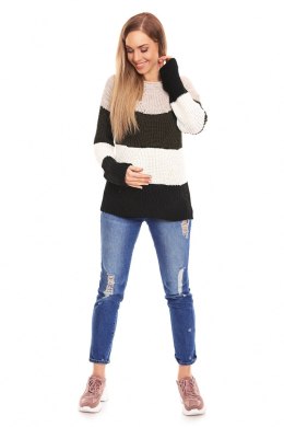 Sweter Ciążowy Model 70019 Khaki - PeeKaBoo PeeKaBoo