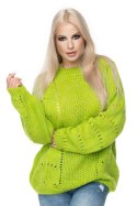 Sweter Damski Model 30059 Limonka - PeeKaBoo PeeKaBoo Sweter Damski Model 30059 Limonka - PeeKaBoo PeeKaBoo