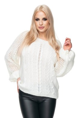 Sweter Damski Model 30061 Cream - PeeKaBoo PeeKaBoo