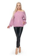 Sweter Damski Model 30061 Lila - PeeKaBoo PeeKaBoo Sweter Damski Model 30061 Lila - PeeKaBoo PeeKaBoo
