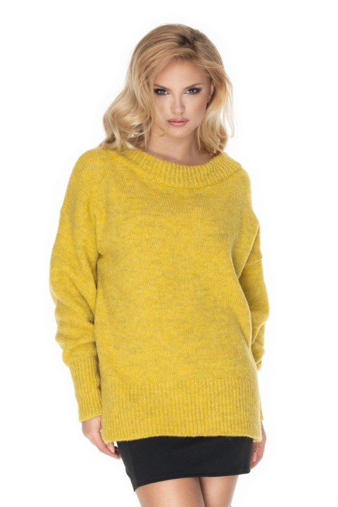 Sweter Damski Model 30064 Yellow - PeeKaBoo PeeKaBoo