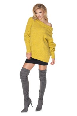 Sweter Damski Model 30064 Yellow - PeeKaBoo PeeKaBoo