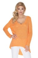 Sweter Damski Model 30067 Orange - PeeKaBoo PeeKaBoo Sweter Damski Model 30067 Orange - PeeKaBoo PeeKaBoo