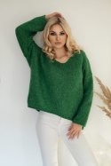 Sweter Damski Model 30080 Dark Green - PeeKaBoo PeeKaBoo Sweter Damski Model 30080 Dark Green - PeeKaBoo PeeKaBoo