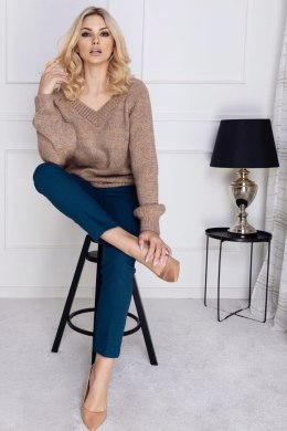 Sweter Damski Model 30083 Cappuccino - PeeKaBoo PeeKaBoo