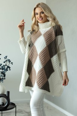 Sweter Damski Model 30088 Cream - PeeKaBoo PeeKaBoo