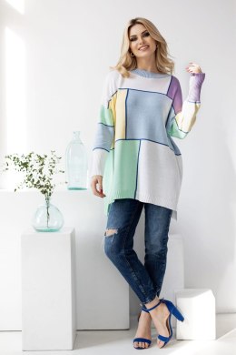 Sweter Damski Model 30089 Błękit - PeeKaBoo PeeKaBoo