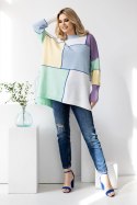 Sweter Damski Model 30089 Błękit - PeeKaBoo PeeKaBoo Sweter Damski Model 30089 Błękit - PeeKaBoo PeeKaBoo