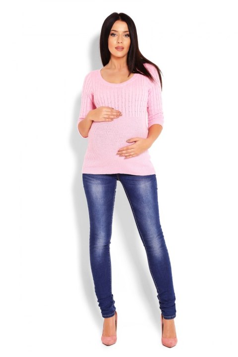 Sweter Damski Model 70008C Pink - PeeKaBoo PeeKaBoo Sweter Damski Model 70008C Pink - PeeKaBoo PeeKaBoo