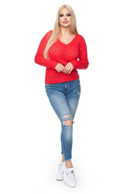 Sweter Damski Model 70018 Coral - PeeKaBoo PeeKaBoo