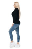 Sweter Damski Model 70021 Black - PeeKaBoo PeeKaBoo Sweter Damski Model 70021 Black - PeeKaBoo PeeKaBoo